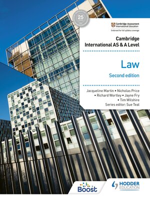 cover image of Cambridge International AS and a Level Law
